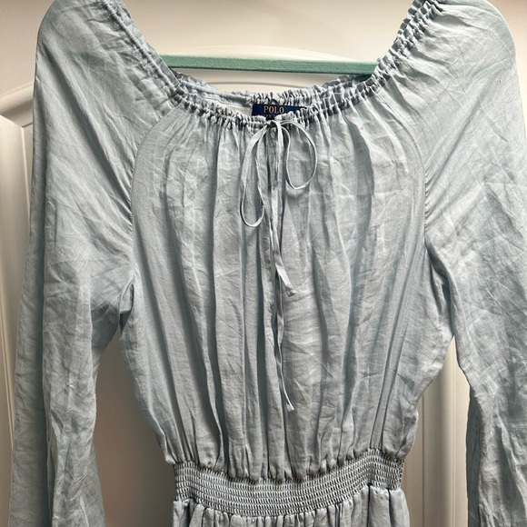 Polo Ralph Lauren peasant dress with ties and pockets - Picture 2 of 6